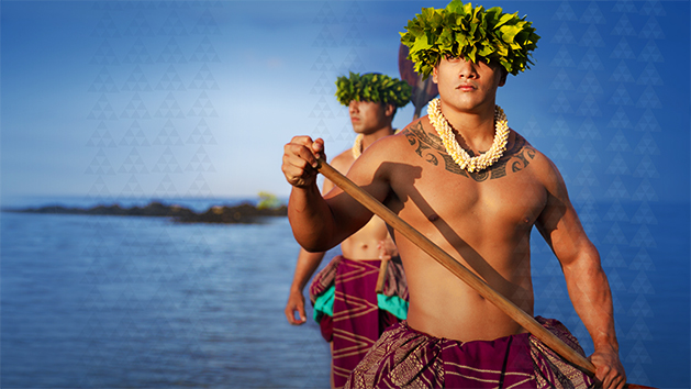 Hawaiian Canoe at the Kona Luau