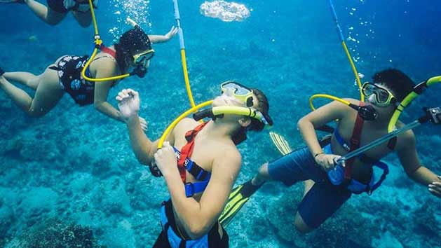 Hawaii Adventure Tours Snuba Diving in Kona Hawaii