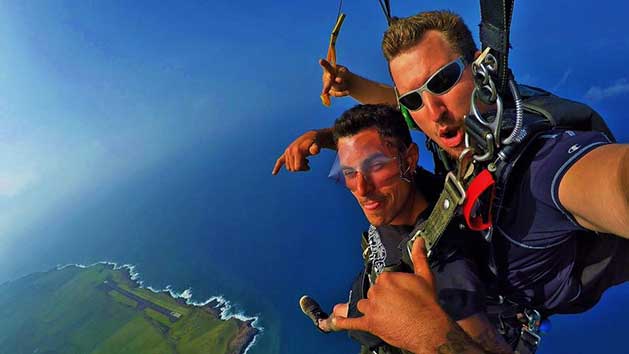 Hawaii Adventure Tours Skydiving in Kona