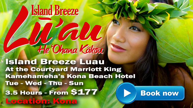 Hawaii Adventure Tours Island Breeze Luau in Kona Hawaii. Book Online Today