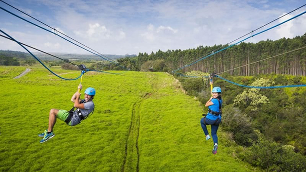 Hawaii Adventure Tours Zipline in Kona Hawaii. Sells Out Daily