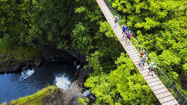 UmaUma falls Zipline in Kona Hawaii. Sells Out Fast