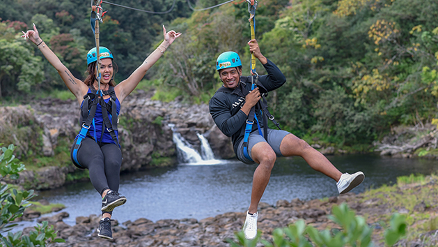 Zipline on the Big Island with Hawaii Adventure Tours. Sells out daily