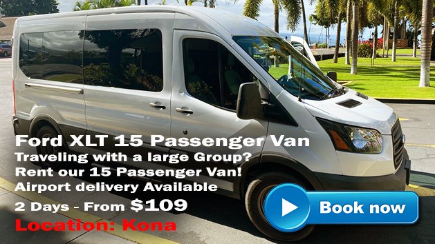 Kona Car Hire | Van Hire Kona