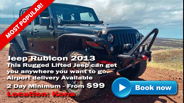 Kona Car Rental | Kona Jeep Rental